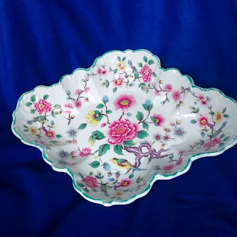 Old Foley James Kent Staffordshire Dish